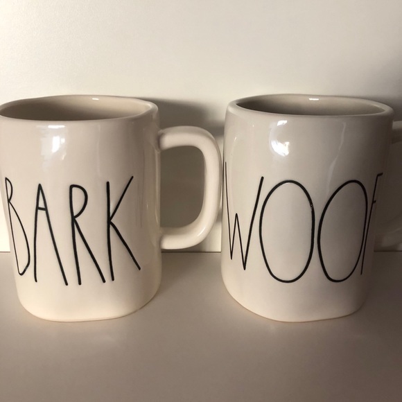 Rae Dunn Bark and Woof oversized mugs - Picture 1 of 1